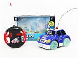 OBL870768 - FOUR WAY REMOTE CONTROL BRIGHT WHEEL MUSIC LIGHT CARTOON CAR