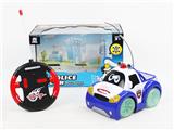 OBL870769 - FOUR WAY REMOTE CONTROL BRIGHT WHEEL MUSIC LIGHT CARTOON CAR
