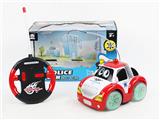 OBL870770 - FOUR WAY REMOTE CONTROL BRIGHT WHEEL MUSIC LIGHT CARTOON CAR