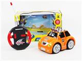 OBL870771 - FOUR WAY REMOTE CONTROL BLACK WHEEL LIGHT CARTOON CAR