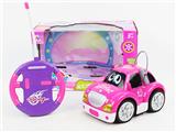 OBL870785 - FOUR WAY REMOTE CONTROL BLACK WHEEL LIGHT CARTOON CAR