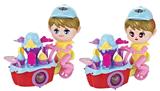 OBL870839 - ELECTRIC MINNIE PUSHES AN ICE CREAM TRUCK