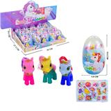 OBL871061 - ENAMEL COLOR HORSE WITH STICKERS