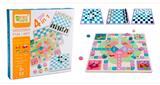 OBL871155 - 木制四合一棋