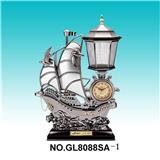 OBL871651 - Sailing table lamp clock