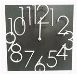 OBL871718 - 12 inch digital three-dimensional creative wall clock