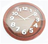 OBL871741 - Wooden three-dimensional digital wall clock