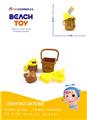 OBL871943 - 5-PIECE SET OF COFFEE-COLORED BEAR BARRELS
