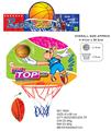 OBL872417 - PAPER BASKETBALL BOARD (NON INFLATABLE)