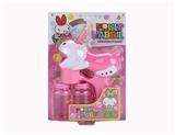 OBL873091 - BIG RABBIT LIGHT MUSIC AUTO BUBBLE GUN