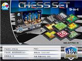 OBL873646 - 磁性国际象棋九合一