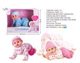 OBL873985 - 13 INCH ELECTRIC SINGING AND CRAWLING DOLL