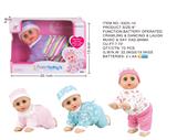 OBL873998 - 8 INCH ELECTRIC SINGING DANCING CRAWLING DOLL