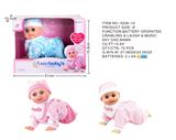 OBL874002 - 9-INCH ELECTRIC SINGING AND CRAWLING DOLL