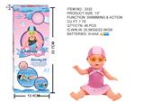 OBL874007 - 13 INCH ELECTRIC SWIMMING DOLL