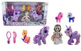 OBL874420 - BLUE-WINGED PONIES SET A VARIETY OF HORSE MIXED ASSEMBLY DOLLS