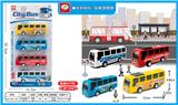 OBL874627 - 4 TYPES OF SIMULATED HUILI BUS (BLACK WINDOW)