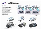 OBL876184 - 1:64滑行合金警察车