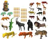 OBL876374 - 30 pcs for 3-6.5 inch wild animals