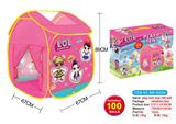 OBL876504 - SURPRISE DOLL GAME HOUSE WITH 100 5.5CM OCEAN BALLS