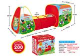 OBL876515 - 3 IN 1 DISNEY CHILDRENS TENT WITH 200 6CM OCEAN BALLS