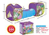 OBL876525 - 3 IN 1 SOFIA CHILDRENS TENT WITH 200 6CM OCEAN BALLS