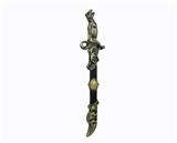 OBL876863 - DINOSAUR KNIFE (ANCIENT SILVER)