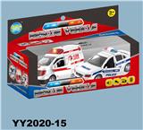 OBL876941 - TWO WERE PUT BACK INTO THE FORCE POLICE CAR AND AMBULANCE