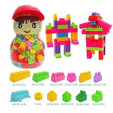 OBL877031 - 中颗粒积木男女孩罐220PCS