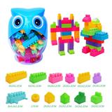 OBL877032 - 中颗粒积木猫头鹰罐200PCS