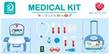 OBL877408 - LUGGAGE MEDICAL SET 12PCS PINK BLUE