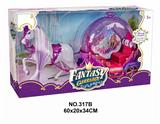 OBL877776 - STATIC HORSE AND DIAMOND BALL CAR