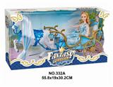OBL877791 - CARRIAGE AND BIG BODY AND 29CM REAL BODY DOLL BODY 2 COLOR FLASH