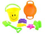 OBL878516 - 206 smiling face beach bucket combination 6 (7 pieces)