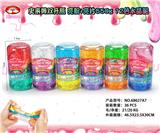 OBL879096 - 史来姆双开瓶 亮粉+亮片550克 12色水晶泥