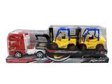 OBL879984 - 惯性车拖两只铲车