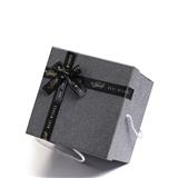 OBL880198 - BOW BRIGHT GREY GIFT BOX