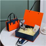 OBL880200 - ORANGE-BLUE SUITCASE - LARGE