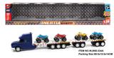 OBL880441 - INERTIA TRACTOR TOWING 4 BEACH MOTORCYCLES