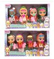 OBL881528 - 6 INCH OPEN WINDOW BOX SOLID WILL SHED TEARS FRUIT CRYING DOLL