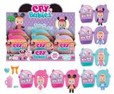 OBL881544 - 6 INCH PLASTIC HOUSE REAL WILL CRY DOLLS IN TEARS