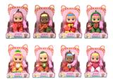 OBL881550 - 10 INCH DISPLAY BOX GLUE WILL SHED TEARS FRUIT CRYING DOLL