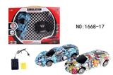 OBL881593 - 4-WAY GRAFFITI FERRARI REMOTE CONTROL CAR