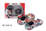 OBL881596 - 4-WAY GRAFFITI BUGATTI REMOTE CONTROL CAR
