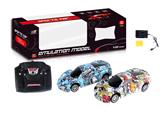 OBL881665 - 4-WAY REMOTE CONTROL GRAFFITI FERRARI RACING CAR