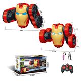 OBL882209 - TRANSFORMERS TWO IN ONE TWIST ARM STUNT CAR (WITH LIGHTS BUT NO MUSIC) YELLOW