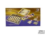 OBL882484 - 木质三合一国际象棋