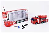OBL883896 - FOUR REMOTE CONTROL FIRE ENGINES WITH LIGHTS
