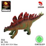 OBL884469 - 17英寸搪胶剑龙恐龙玩具