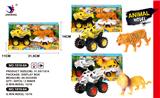 OBL884868 - TIGER INERTIA CAR TOWING ANIMALS
